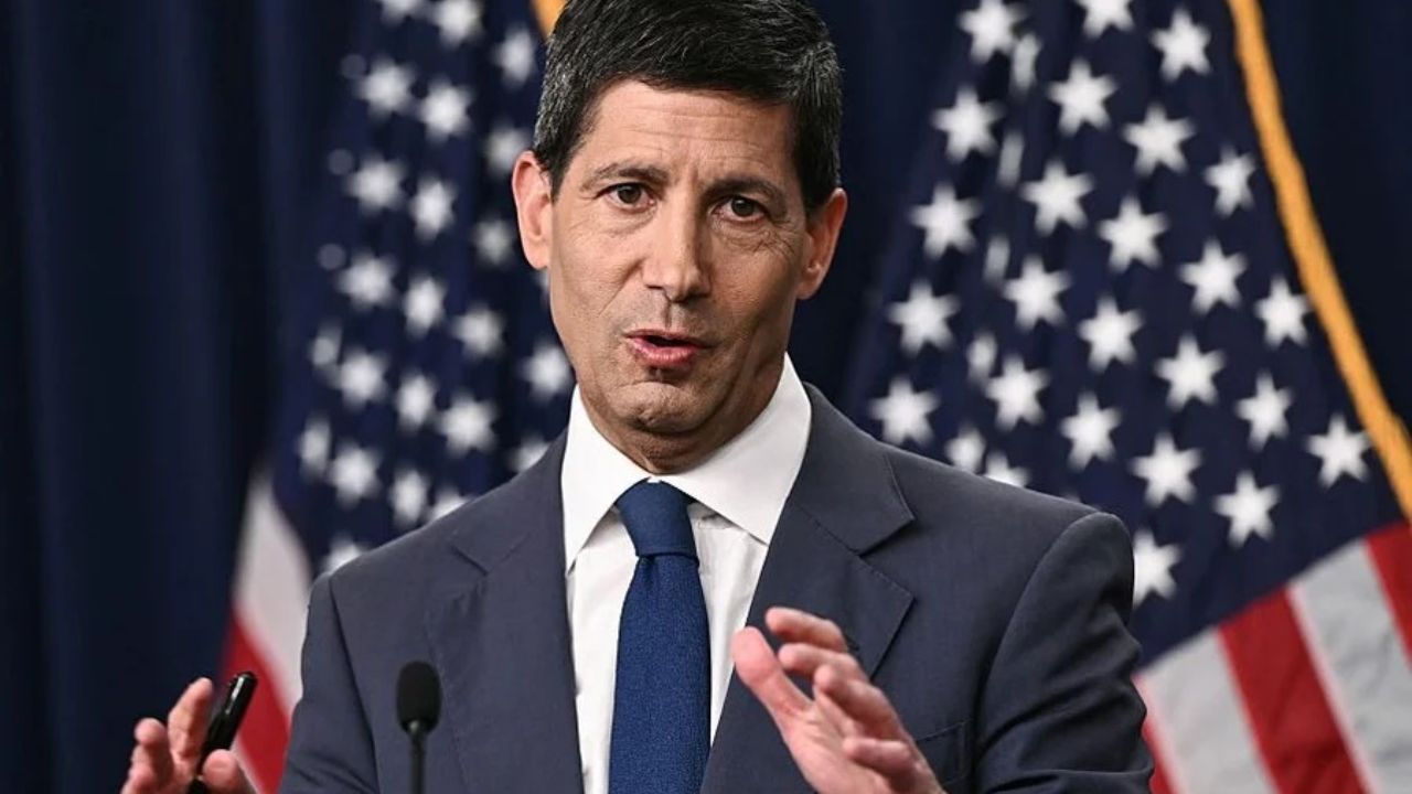 Federal Reserve Chair speaking at Jackson Hole Economic Policy Symposium