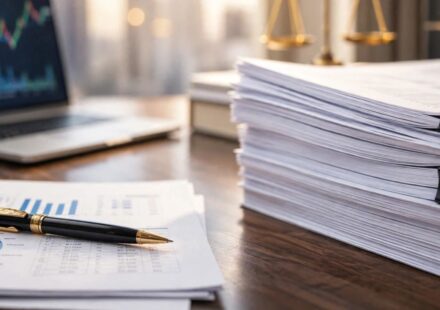 Corporate financial report and SEC EDGAR database interface showing Form 8-K Item 2.02 earnings announcement
