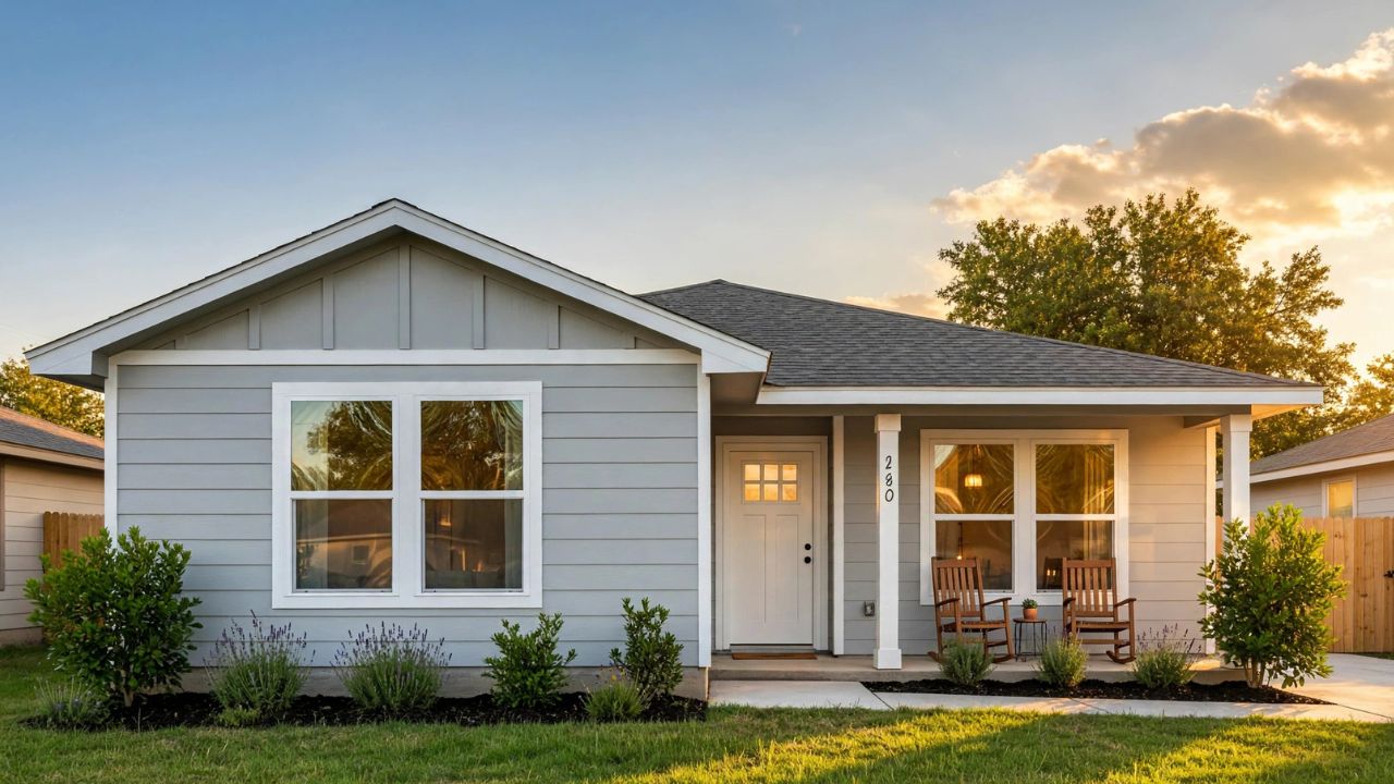 Single-family house in Texas illustrating state housing assistance programs for teachers and public service workers