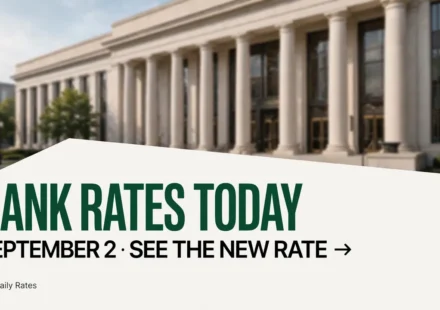 Bank rates today September 2, 2026 as savings APYs hold near 4% and Fed rate hike bets rise