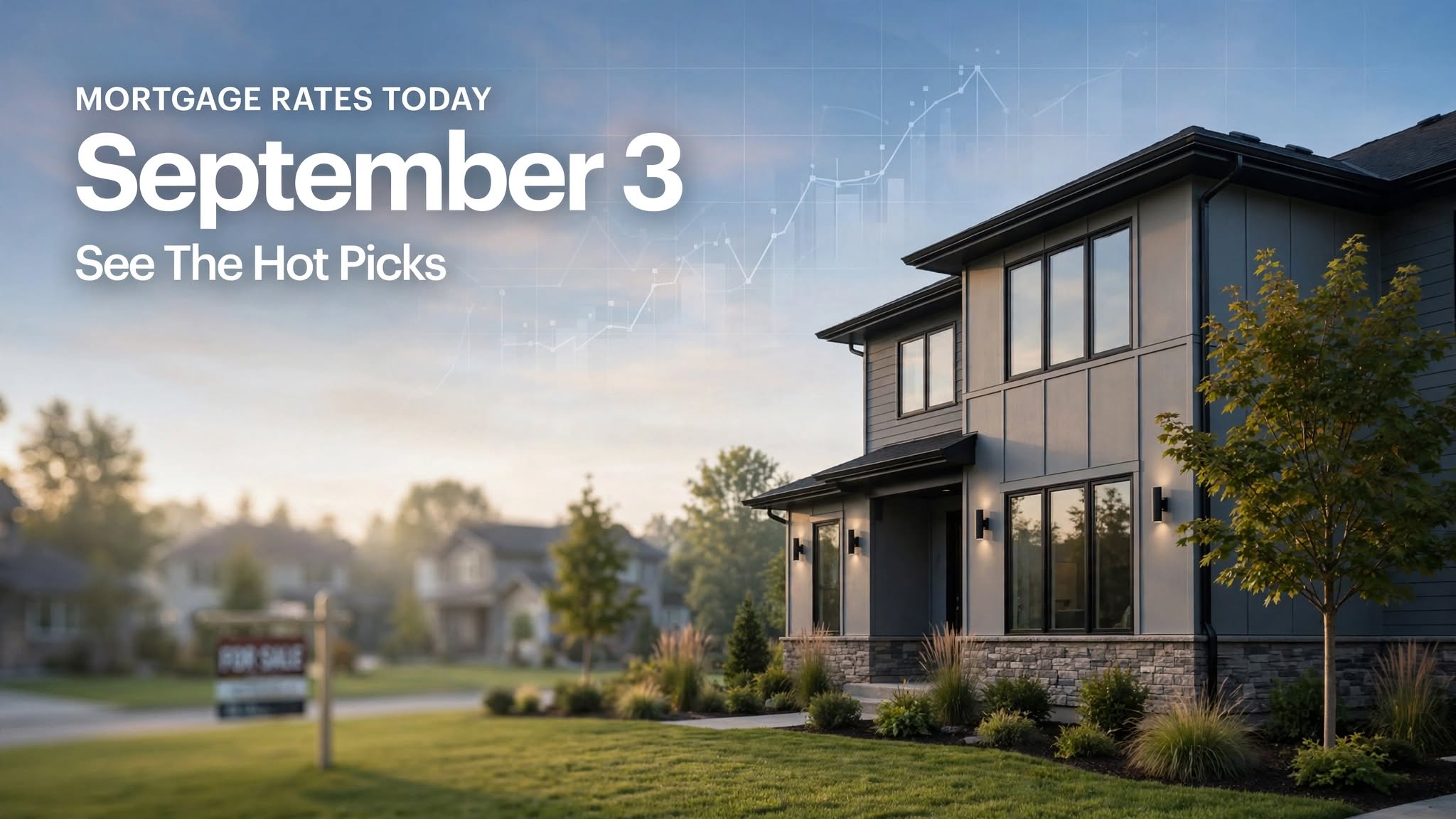 Mortgage rates today September 3 2026 as Treasury yields ease and Fed rate hike odds remain high