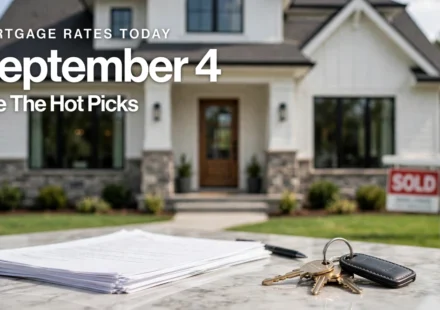 Mortgage rates today September 4 2026 with 30-year rate near 6.71% before jobs report