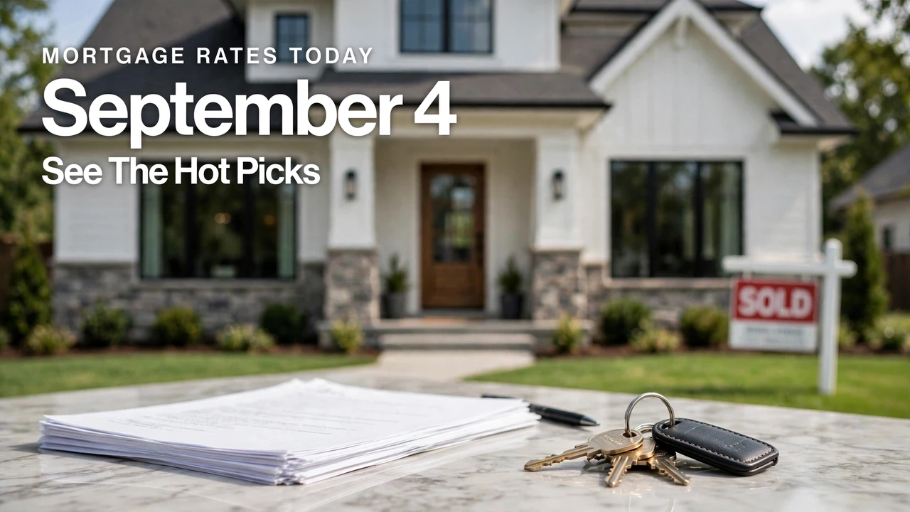 Mortgage rates today September 4 2026 with 30-year rate near 6.71% before jobs report