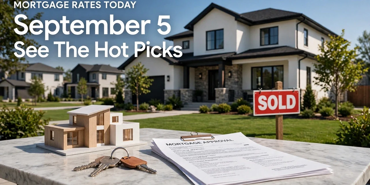 Mortgage rates today September 5 2026 after strong U.S. jobs report raises rate risk