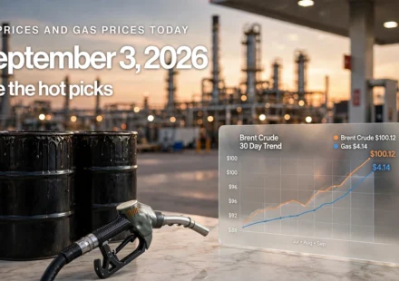 Oil prices and gas prices today September 3, 2026 as Brent nears $100 amid Iran tensions