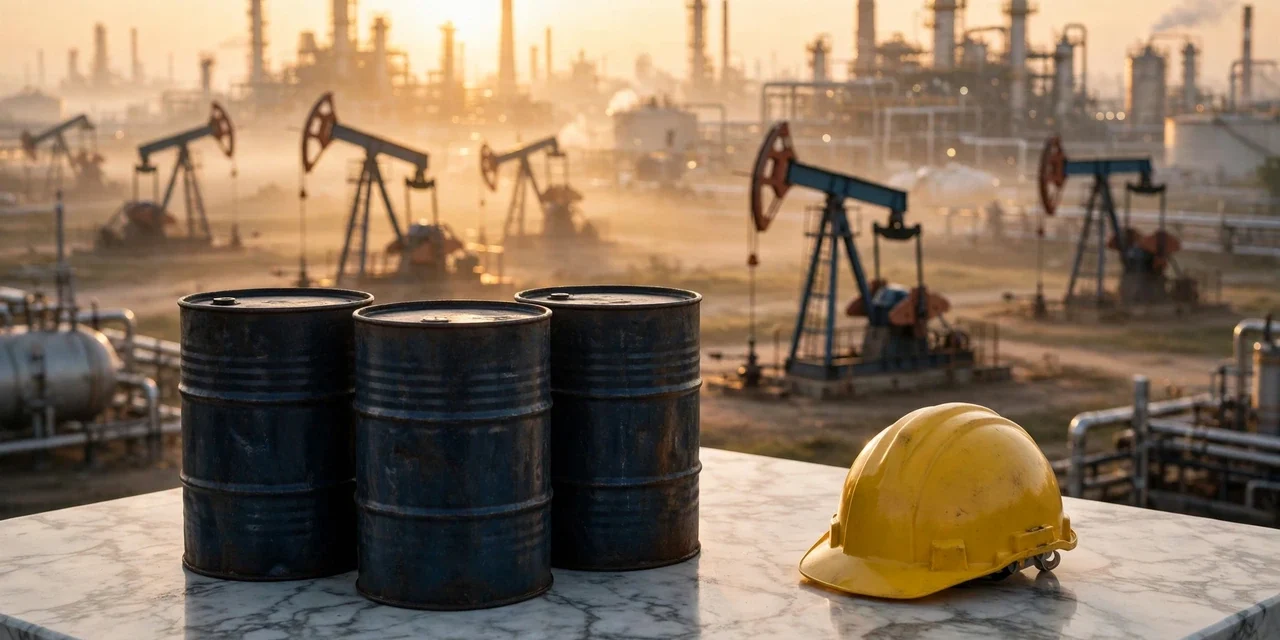 Oil pump and crude barrels representing Brent and WTI oil prices above $100 on September 19, 2026