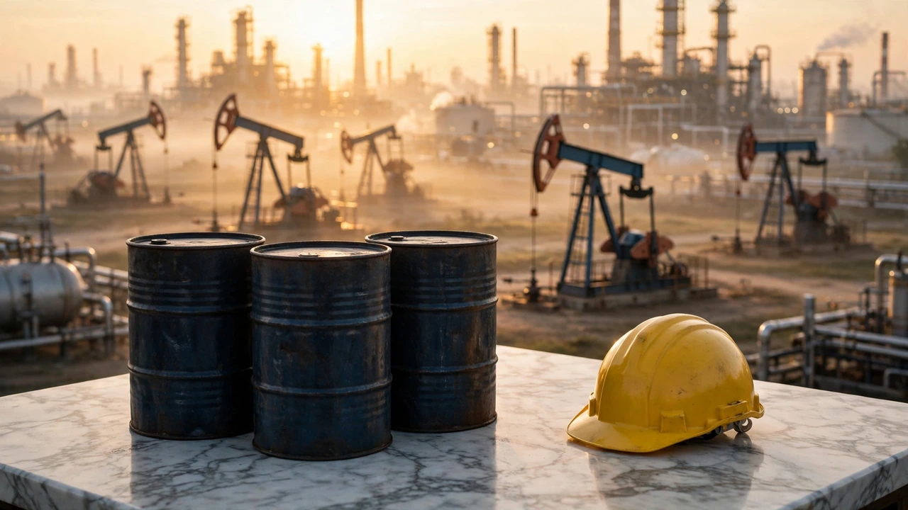 Oil pump and crude barrels representing Brent and WTI oil prices above $100 on September 19, 2026