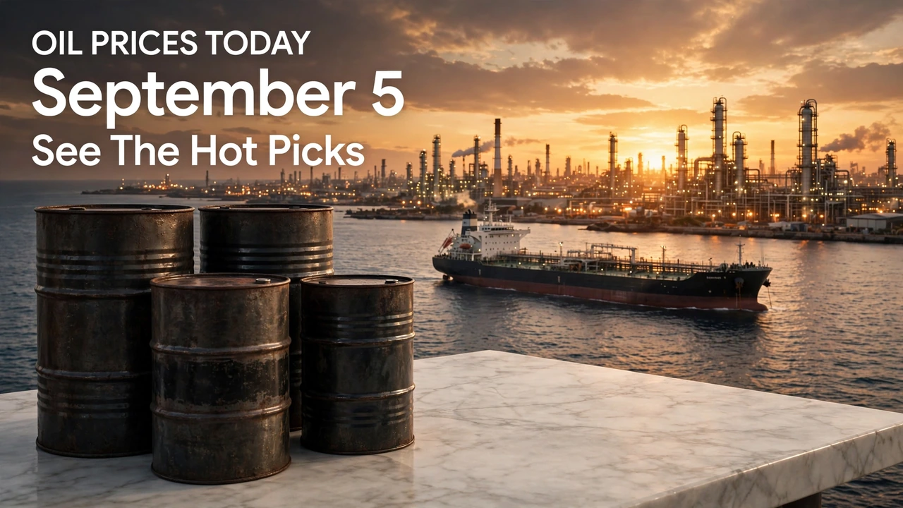Oil Prices Today September 5 2026 as Brent rises on U.S.-Iran tensions and tanker supply risk