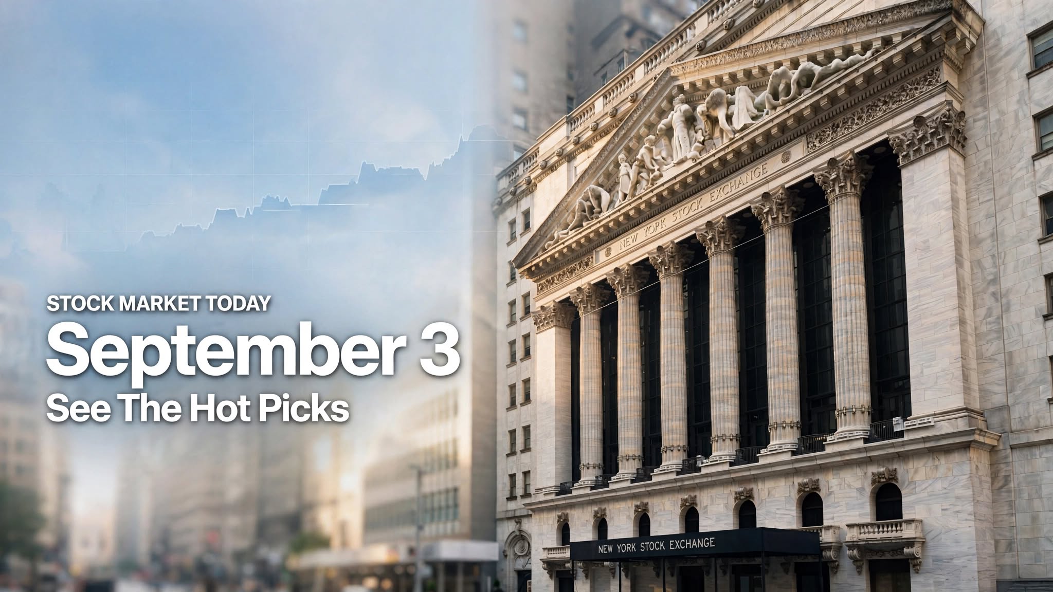 Wall Street stock market today September 3 2026 as investors wait for the August jobs report and watch Treasury yields