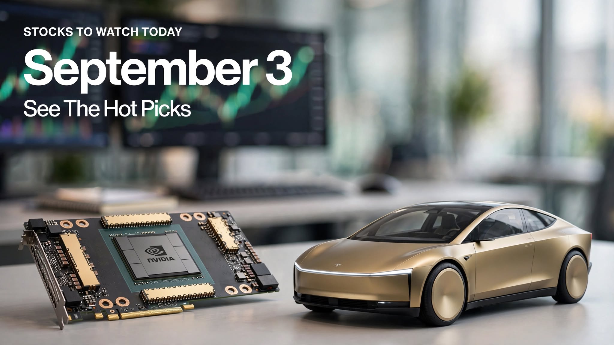 Nvidia, Tesla and AI stocks to watch today September 3, 2026 as Wall Street rebounds