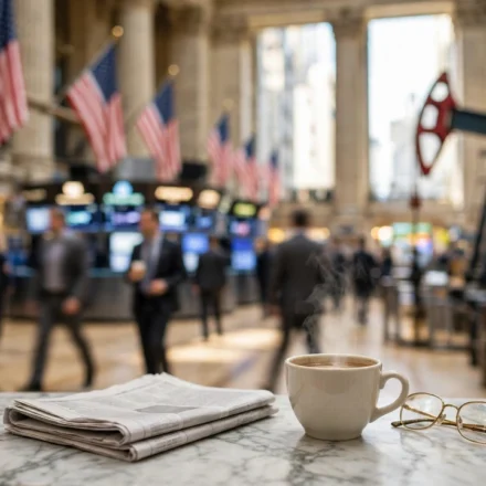 U.S. stock market screens showing the S&P 500, Nasdaq and Dow as oil prices and Treasury yields remain high